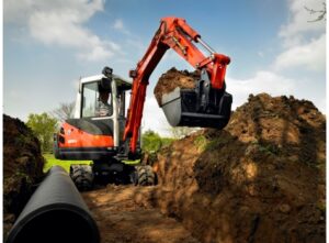 Аренда мини-экскаватора Kubota KKX 61-3